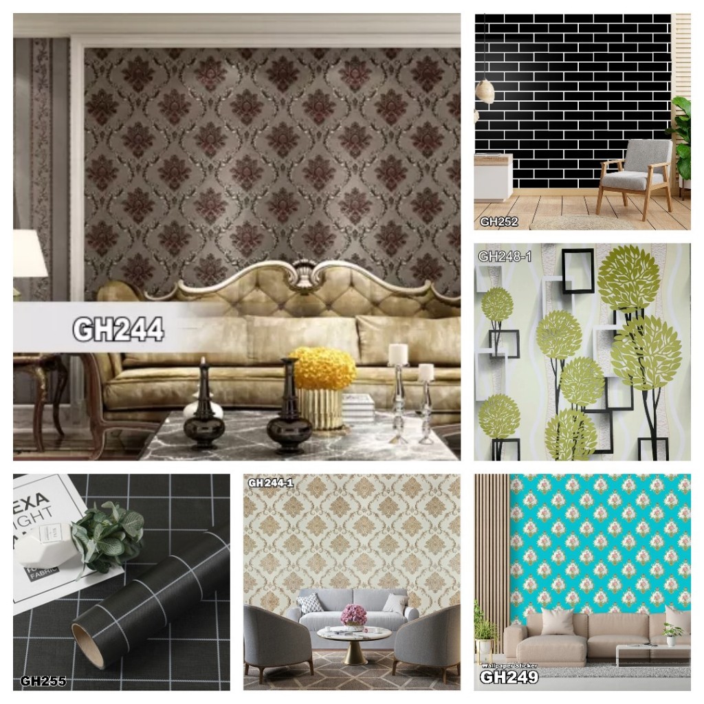 Wallpaper Stiker ORANGE GH 243-298