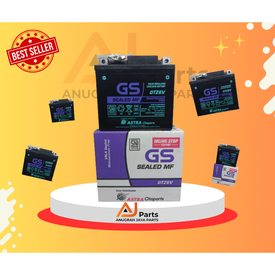 Aki GS ASTRA GTZ-6S  SEALED MF