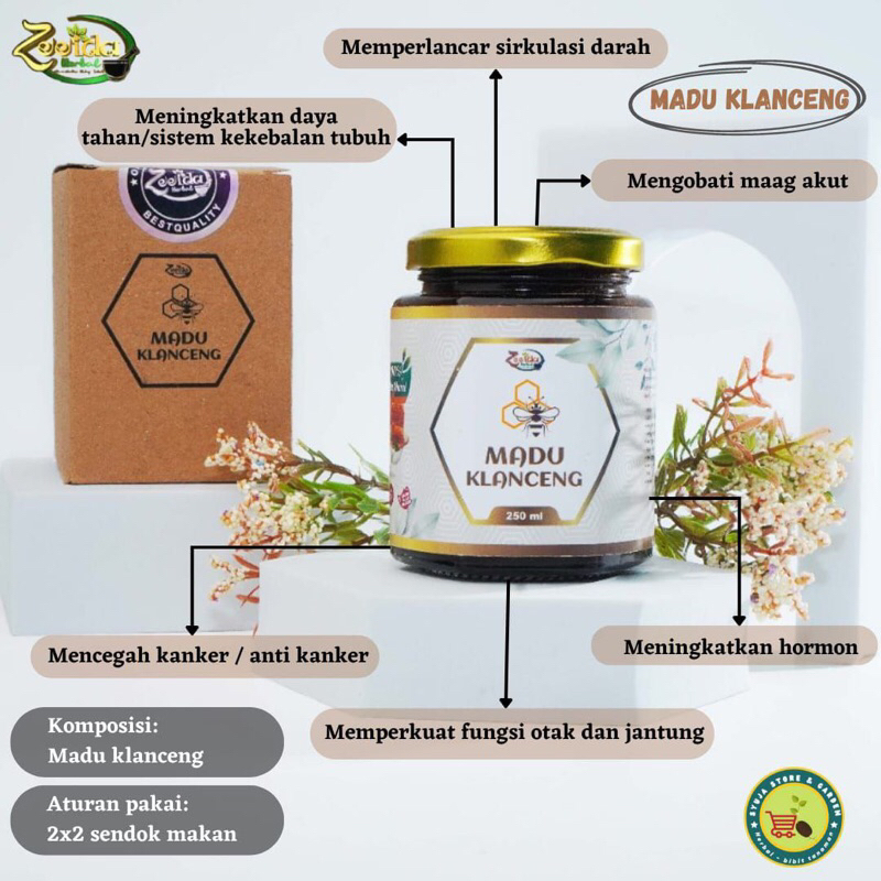 

Madu Klanceng Zeeida Herbal