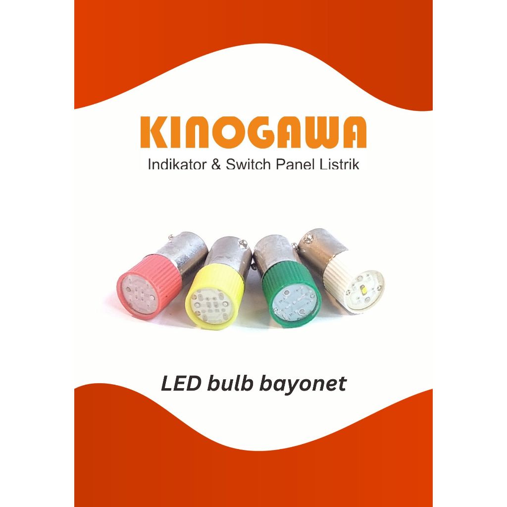 LED Bulb Bayonet 220 VAC dan 24 VDC