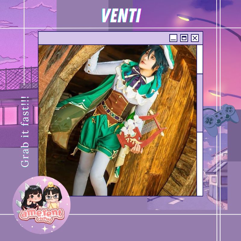Venti Genshin Impact (Rental Cosplay)