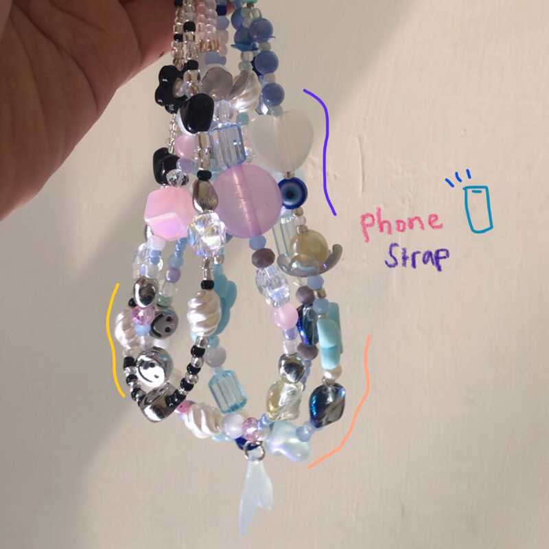 Phone Strap Beads | Gantungan HP Manik/Manik Lucu
