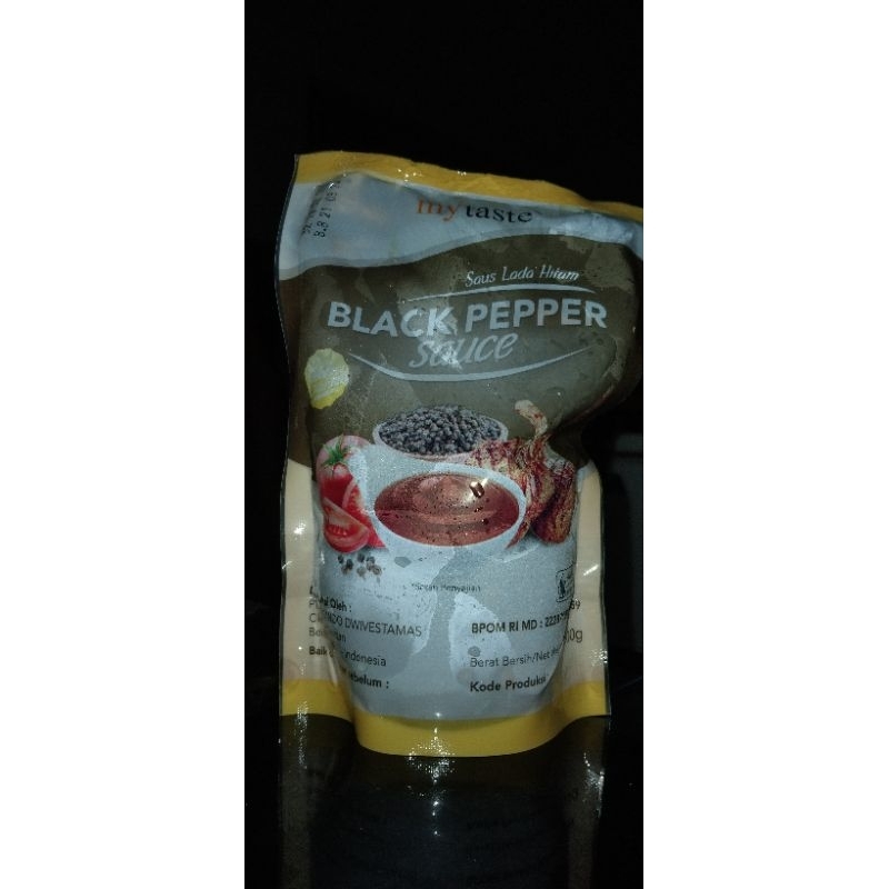 

Mytaste saus Blackpaper 500gr