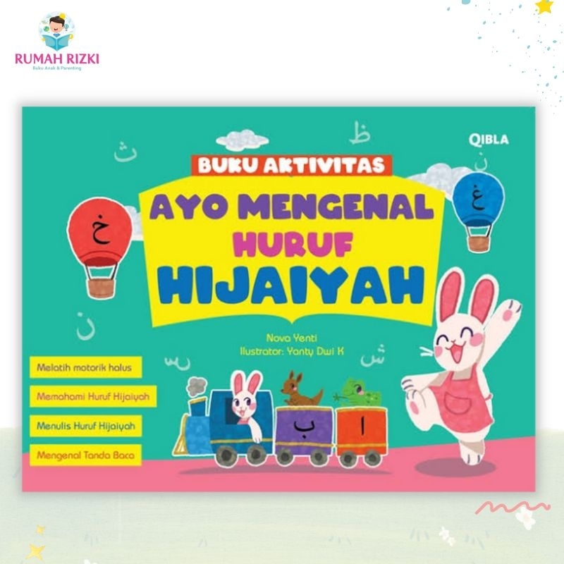 Buku Aktivitas Ayo Mengenal Huruf Hijaiyah - Qibla