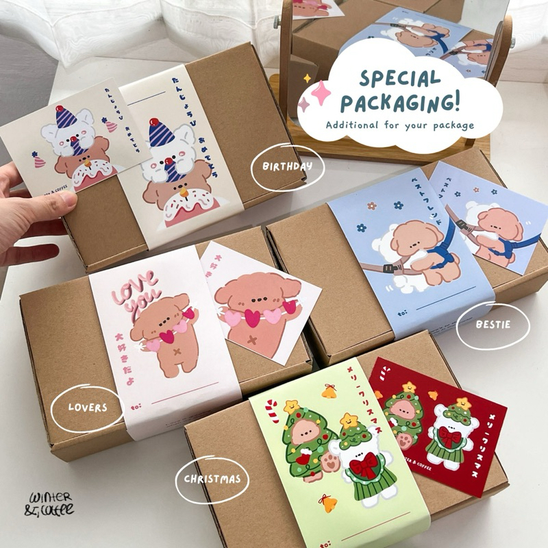 

SPECIAL PACKAGING for your orders