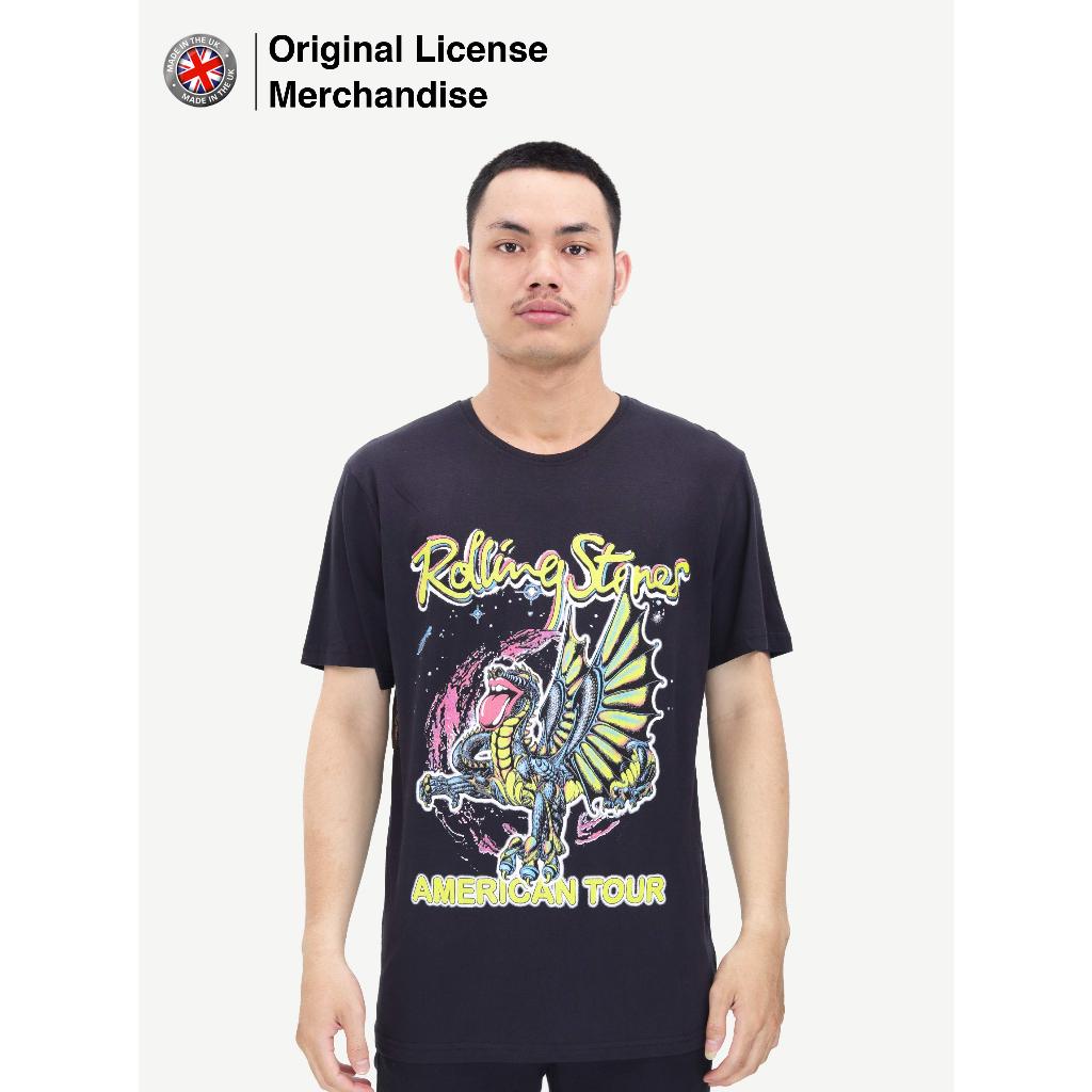 Kaos Baju Tshirt Rock Band Musik Import Premium Casual Pria Unisex Wanita ROLLING STONES Original Am