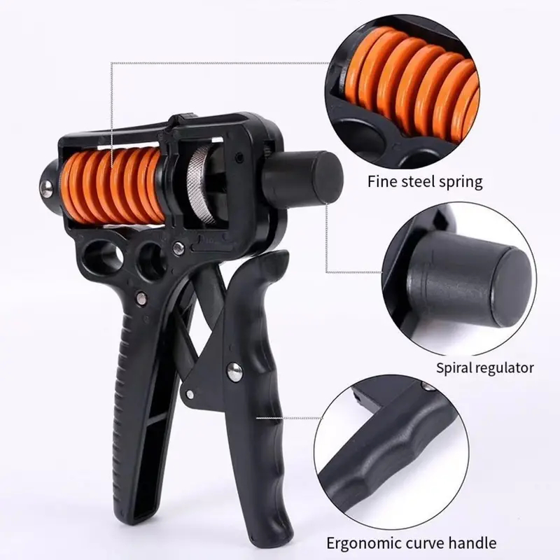 Premium Steel Adjustable Hand Grip Exerciser 5-165kg