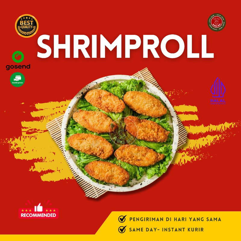 

Bento Shrimproll Frozen isi 10/Shrimproll ala Hokben/Shrimproll Lauk Bento/Shrimproll Homemade/Nugget Udang/Bento Shrimproll/Makanan Beku Olahan/Olahan Udang/Lauk Makan Bekal Anak Praktis/Srimroll Enak Siap Masak