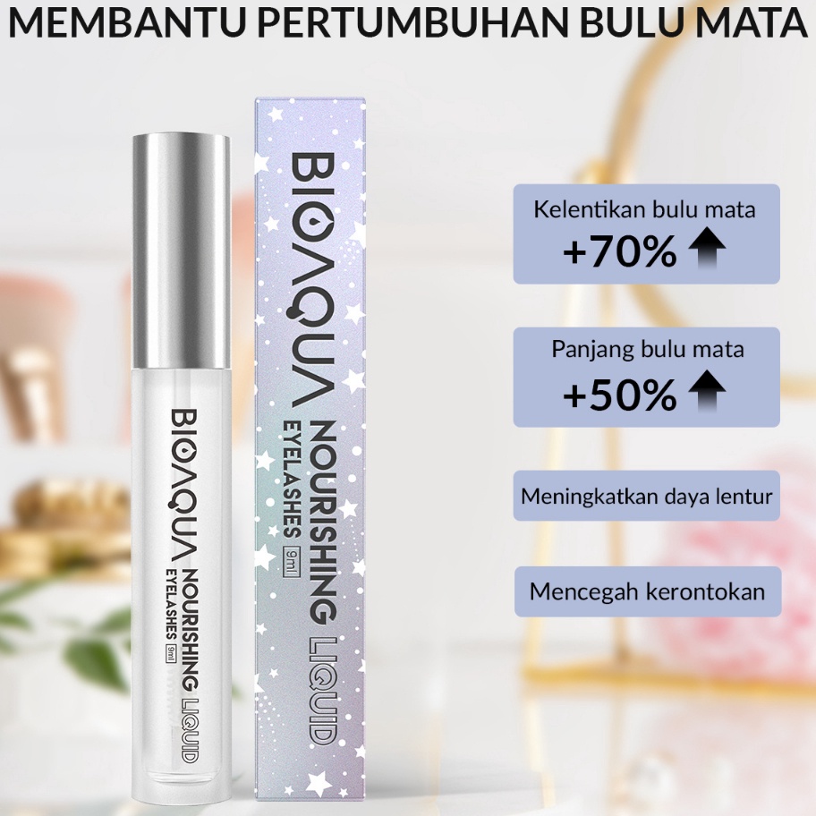 ☍☌✵❂ BIOAQUA EyeLash Serum Bulu Mata dan Alis BPOM Halal 7ml Pelentik Bulu Mata Serum Penumbuh Bulu 