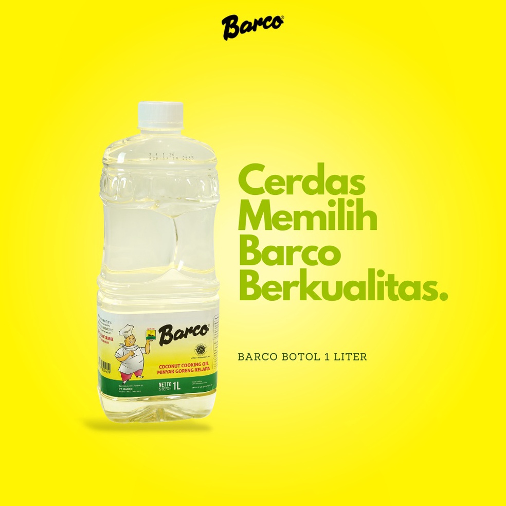 

[YGW69] Barco Minyak Goreng Barco Botol 1 liter ➠Bestseller