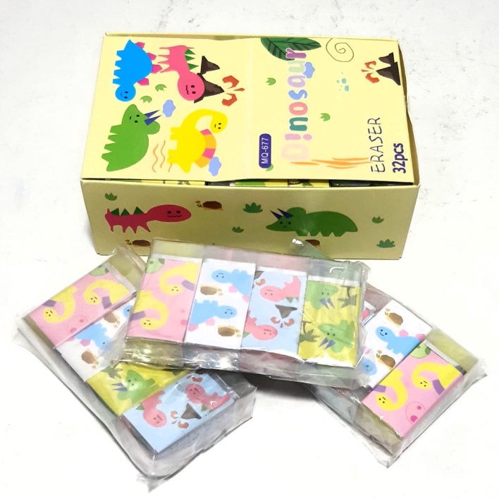 

Harga Termurah Harga Grosir ( 1Packs/4pcs ) Penghapus Eraser Besar Karakter LOVE,BUNGA,DINOSAURUS 6.5X1.7X1.5cm Promo