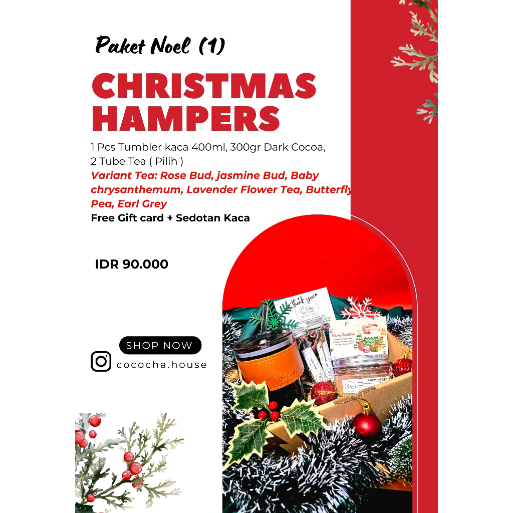 

HAMPERS NATAL - HAMPERS CHRISTMAS MURAH - HAMPERS MIX NOEL SET -COCOCHA HOUSE