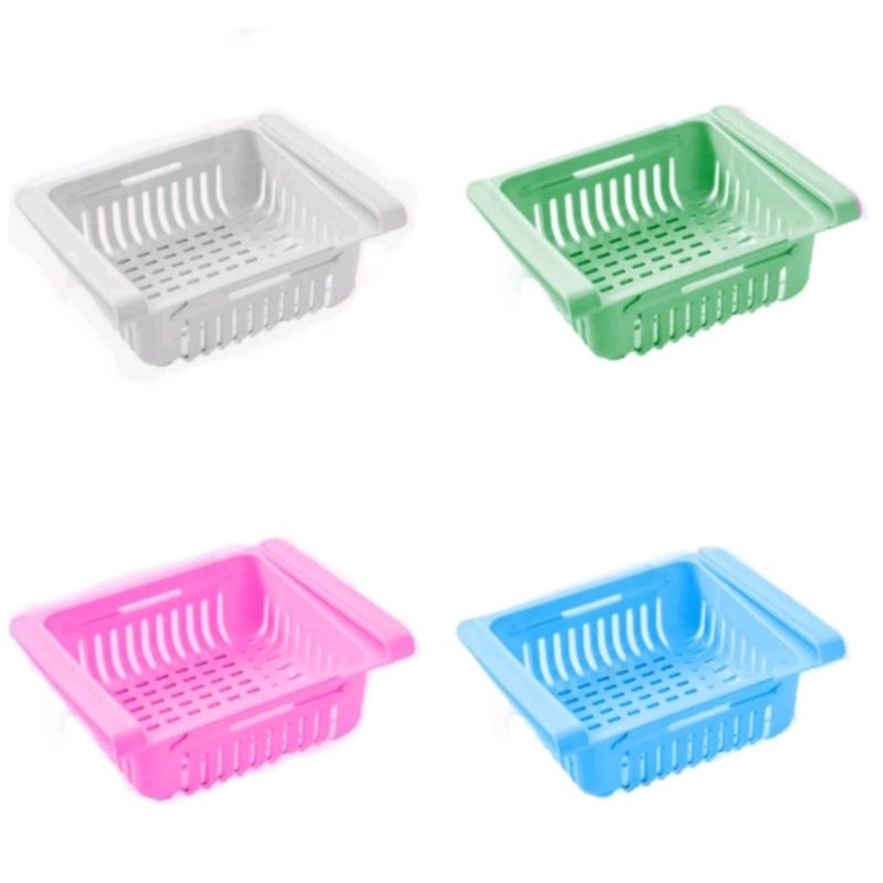 Rak Kulkas Sliding Serbaguna Multifunction Sliding Storage Box