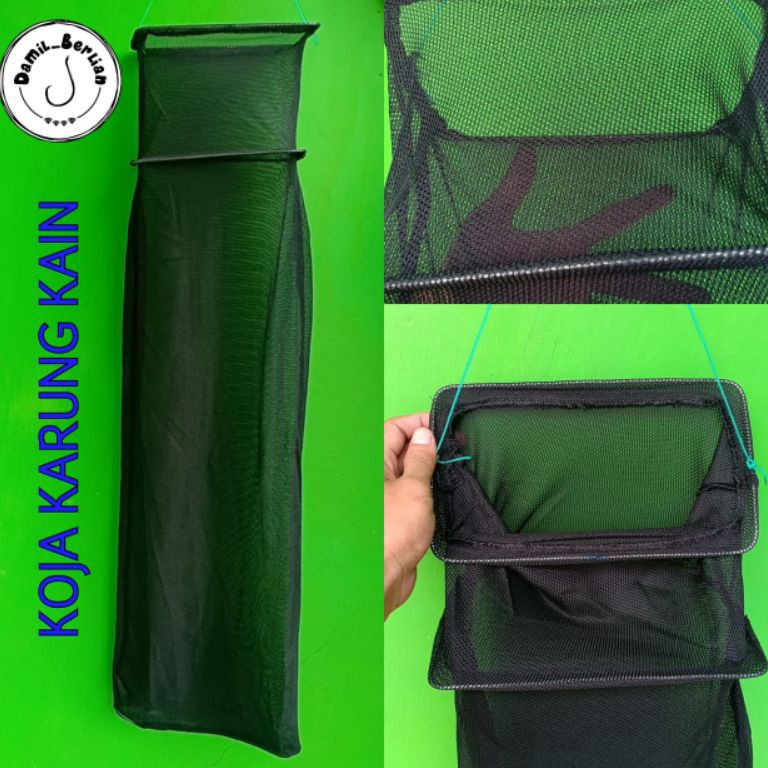 [BWW] koja kain koja karung tempat ikan ring kotak Damil_Berlian 35