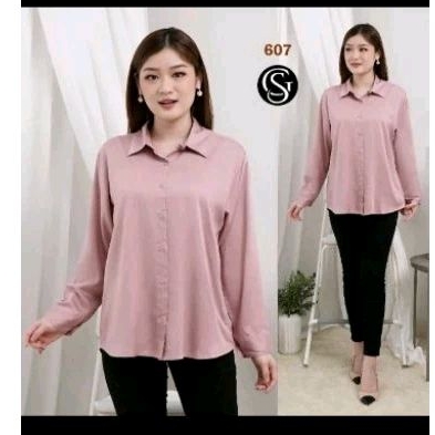 Kemeja Basic Katun Twill