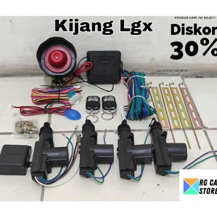 TIPE DP903 ALARM CENTRAL LOCK KIJANG LGX-PAKET ALARM CENTRAL LOCK MOBIL TOYOTA KIJANG LGX
