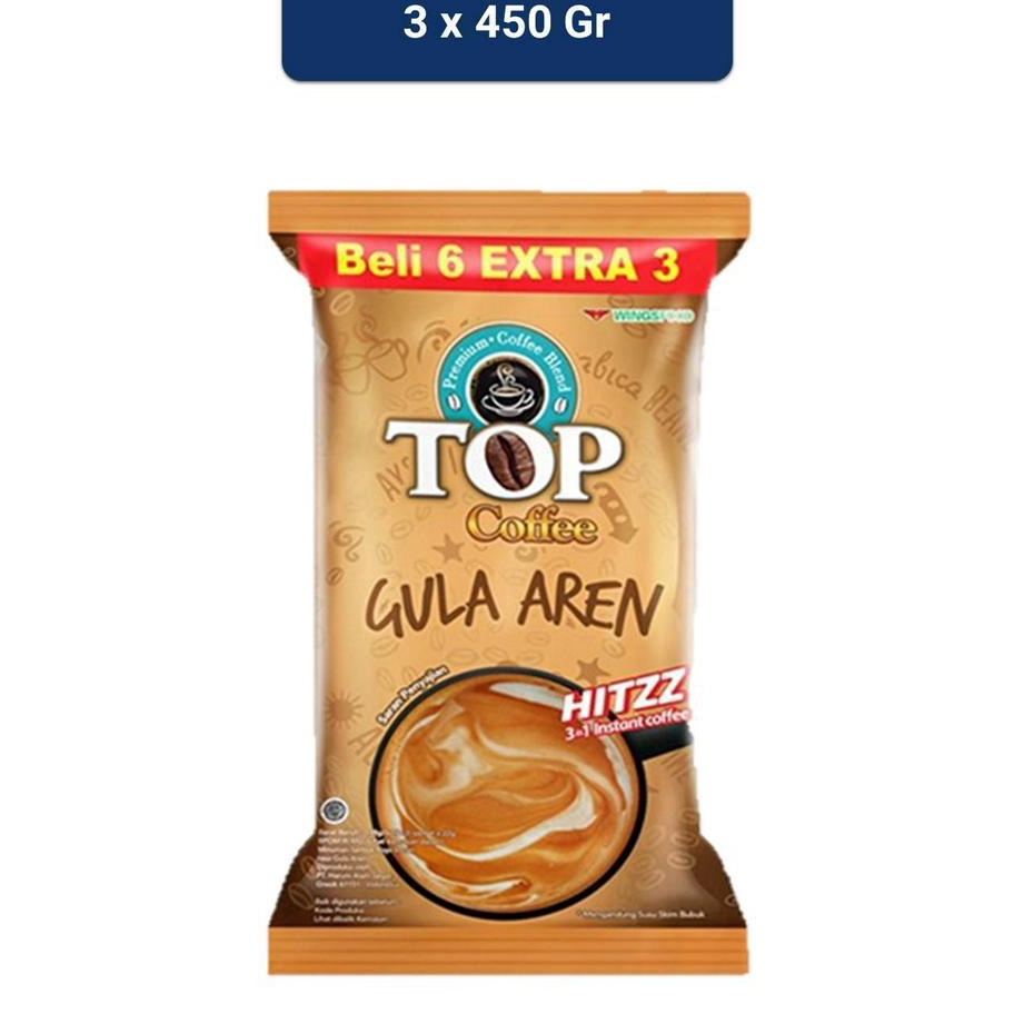 

Diskon Promo Top Coffee Kopi Instan Gula Aren Pack 22 gr isi 6 + 3 pcs x3 Dijual Murah