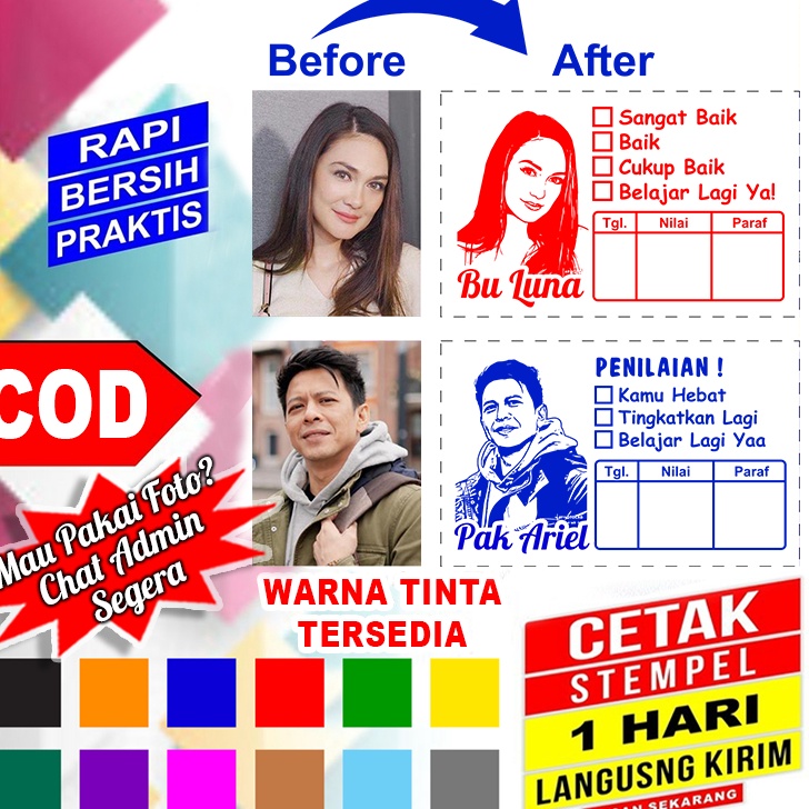 

Terbaru STEMPEL PENILAIAN GURU SISWA SEKOLAH Kirim Langsung