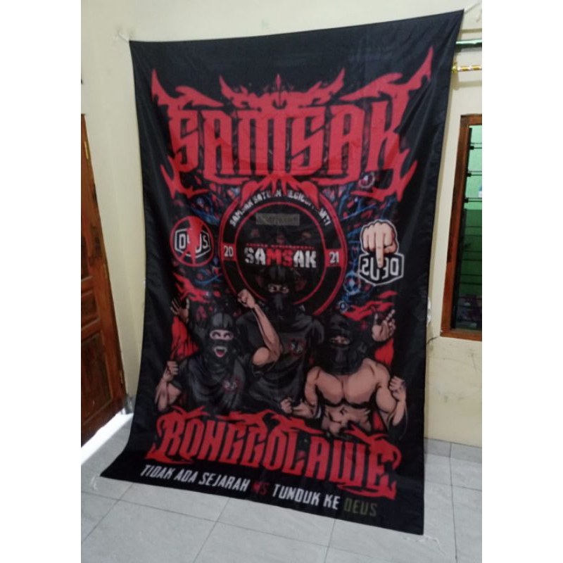 bendera umbul umbul full printing samsak pasmortal