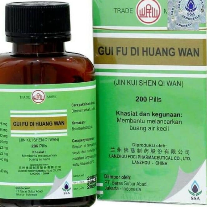 

Terang alami sehat GUI FU DI HUANG WAN | OBAT LANCAR AIR KECIL | OBAT BESER | OBAT GINJAL