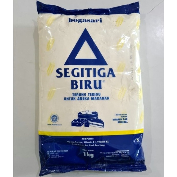 

Tepung Terigu SEGITIGA BIRU 1Kg [ Protein Sedang ]