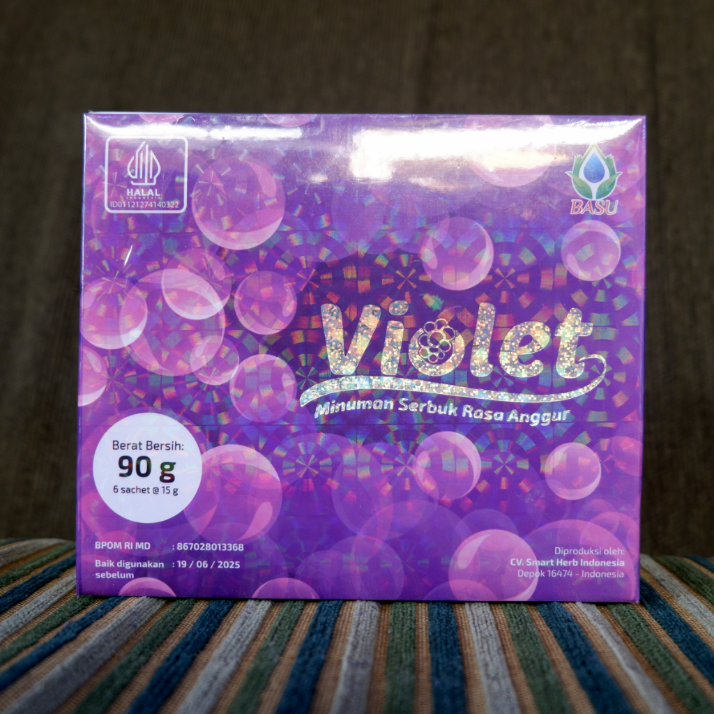 

Violet Collagen Drink Minuman Serbuk Rasa Anggur