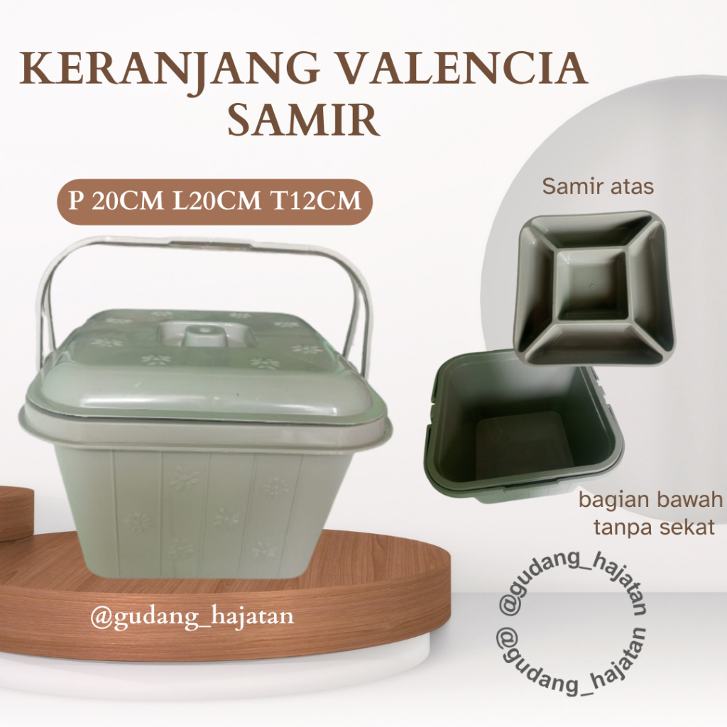 KRANJANG VALENCIA SAMIR / KRANJANG HAJATAN / KRANJANG PLASTIK SAMIR / RANTANG HAJATAN / RANTANG PLAS