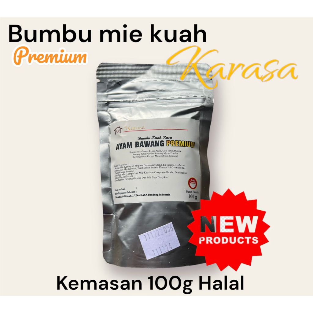 

Bumbu mie kuah ayam bawang premium 100g