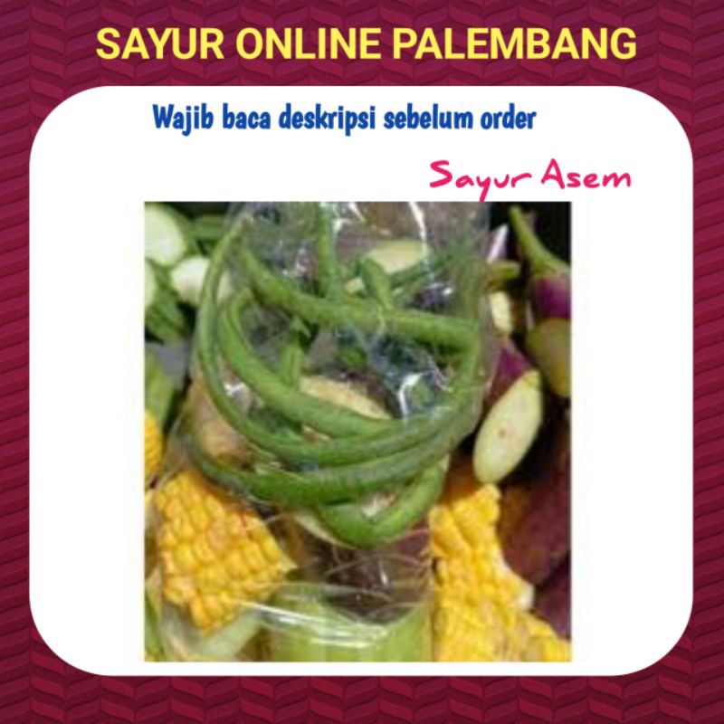 

Sayur Asem Per Bungkus - Pasar Toko Sayur Sayuran Segar Palembang