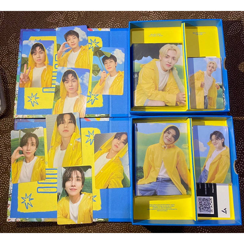 ALBUM DAN PHOTOCARD HEAVEN SEVENTEEN CARAT VERSION CARVER SCOUPS WOOZI WONWOO HOSHI JOSHUA VERNON MI