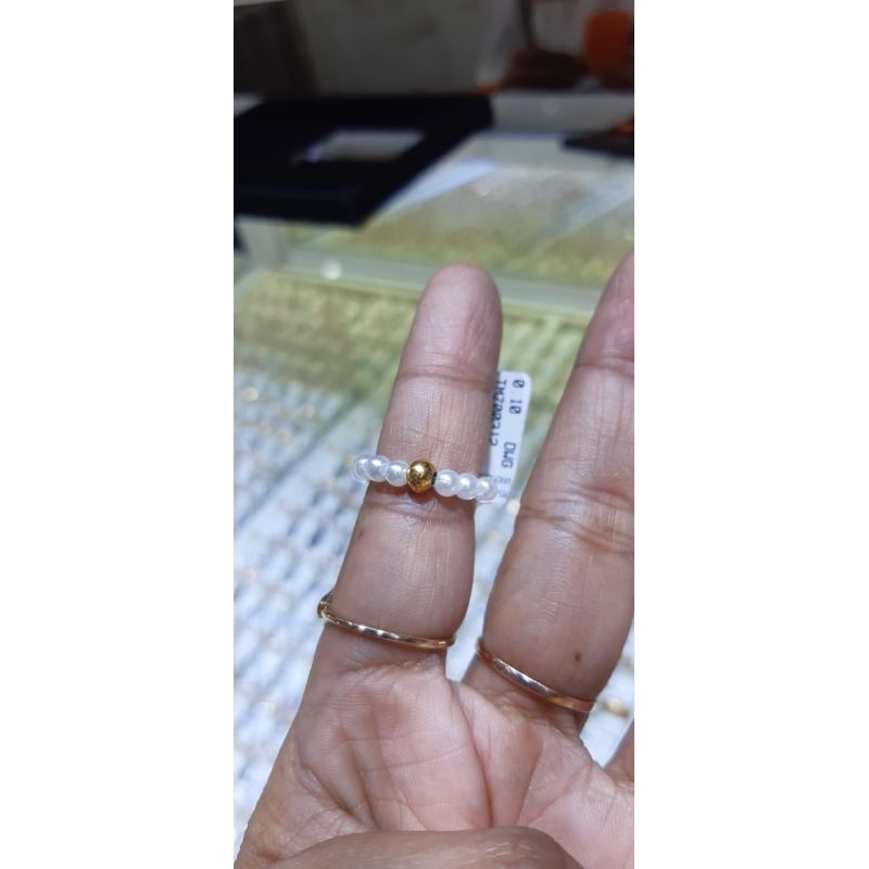 Cincin Variasi Emas 0,1gram Semar Jawa