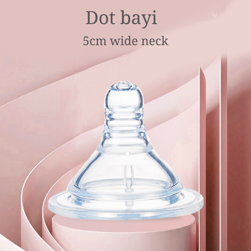 Jcho 5Cm Dot Wide Neck/Dot Bayi Empeng Bayi Silikon Bpa Free