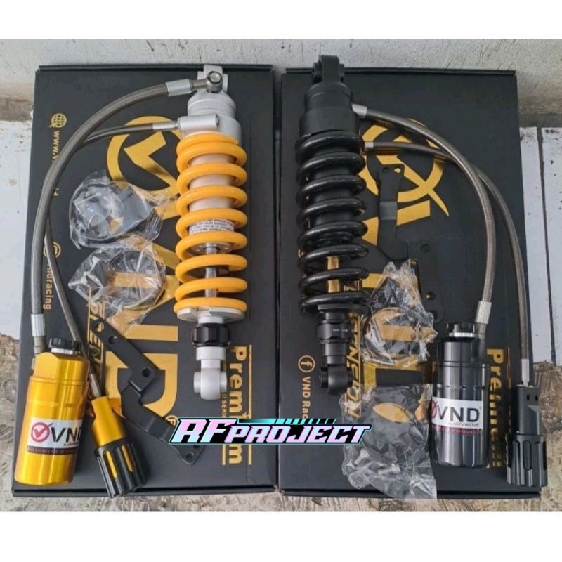 Shock Shok Vnd Double Tabung 3 Klik 2 Tabung Ninja R/Ss 305mm | Ninja RR/Krr 265mm Shok Skok Ninja 2