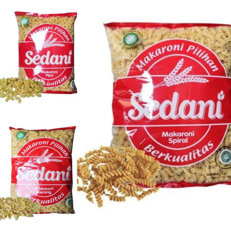 

SEDANI MAKARONI 1KG SPIRAL| PIPA | KERANG