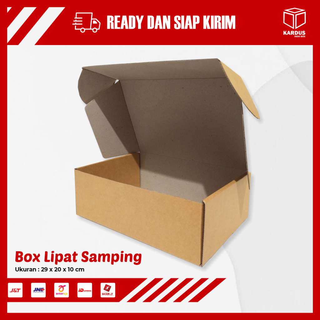 

KARDUS / BOX SANDAL SIZE 29 X 20 X 10 CM - BISA CUSTOM SABLON PRINTING