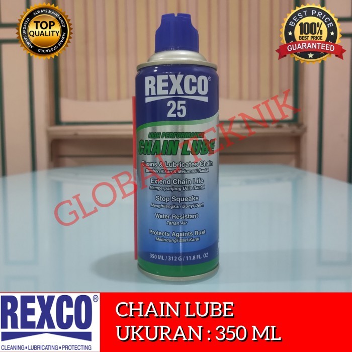 Rexco 25 Chain Lube 350 Ml  Pelumas Rantai 350 ML Rexco 25 Pelumas Rantai Chain Lube  Rexco 25 350 M
