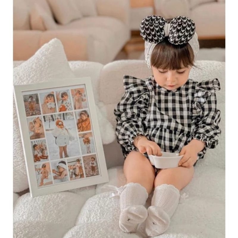 padsclot- Jumper Anabele Kotak kotak anak Perempuan Katun lembut