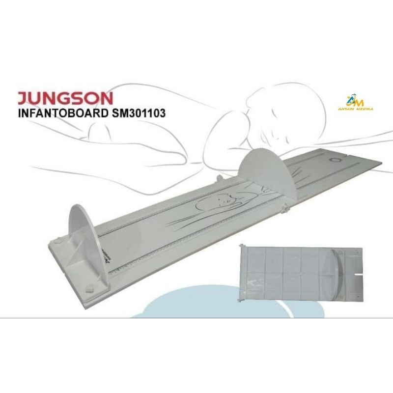 JUNGSON INFANTOMETER BABY LENGTH BOARD  PLUS+TAS -  BABYLENGBOARD UKUR TINGGI BADAN BAYI INFANTOMETE