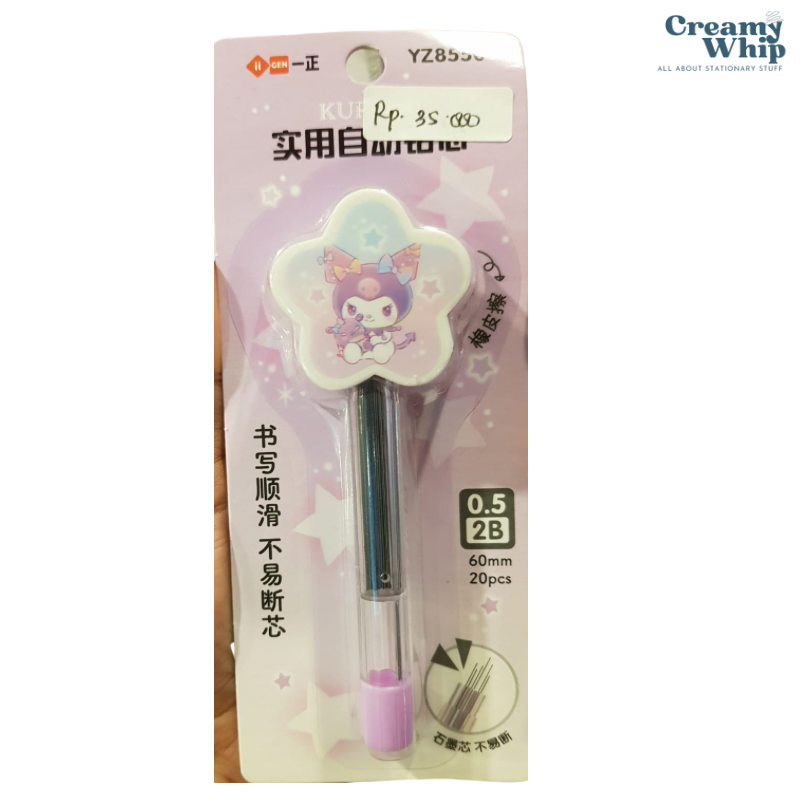 

Isian pensil mekanik 2b kuromi sanrio ori license 0.5mm