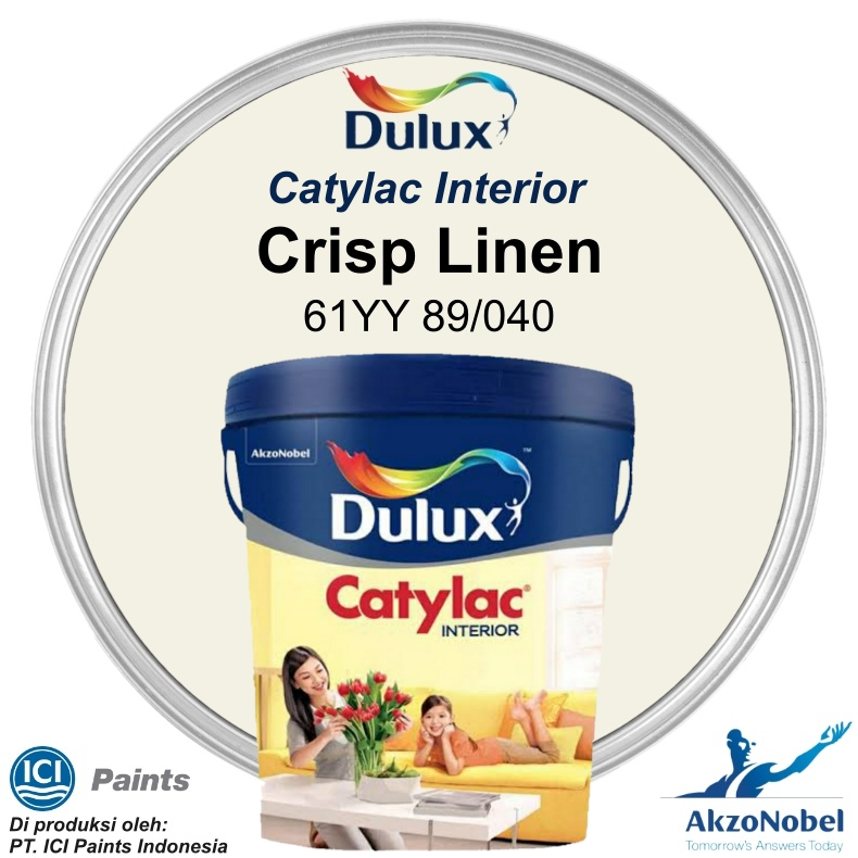 CAT DULUX CATYLAC INTERIOR 25 KG - CRISP LINEN 61YY 89/040