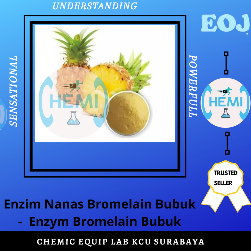 

Enzim Nanas Bromelain Bubuk - Enzym Bromelain Bubuk