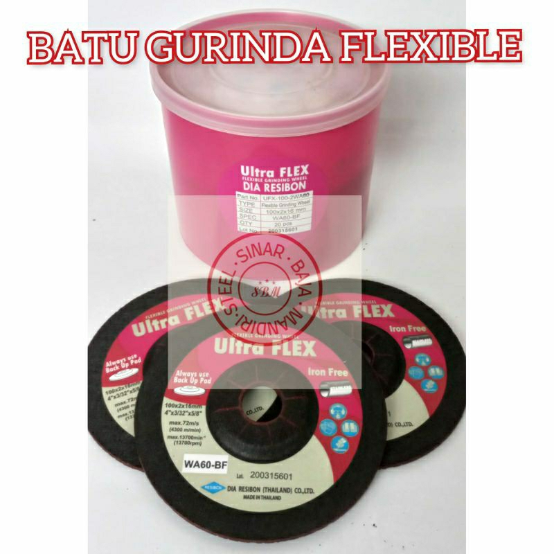 Batu Gurinda Potong Ultraflex 4"