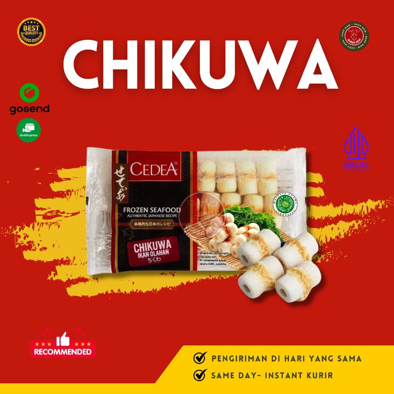 

Cedea Chikuwa Ikan Olahan 250gr | Chikuwa Mini Cedea | Frozen Seafood Cedea | Cedea Chikuwa Mini Khas Jepang | Chikuwa Dumpling Bakso Steamboat | Frozen Food Chikuwa Cedea