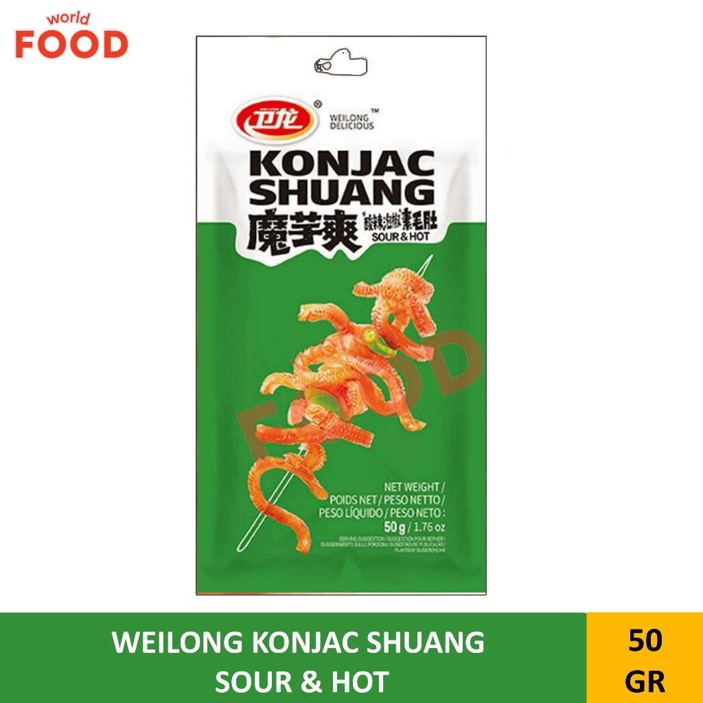 

WEILONG KONJAC SHUANG SOUR & HOT 50GR