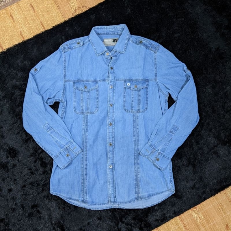 Kemeja Denim Panjang GianiGracio