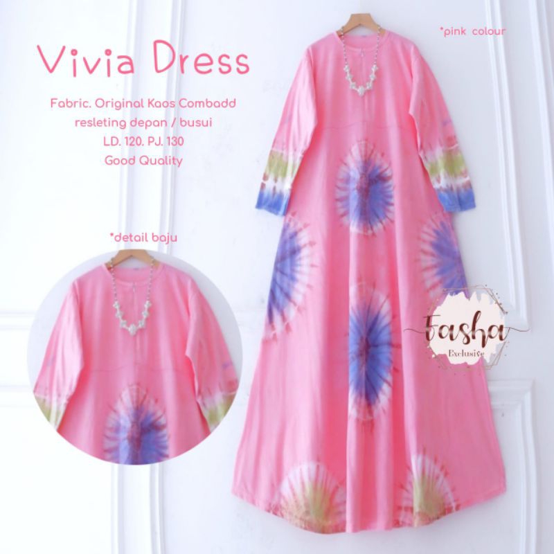 VIVIA DRES/DRESS KAOS/DRESS RUMAH/DASTER KAOS/DASTER RUMAH