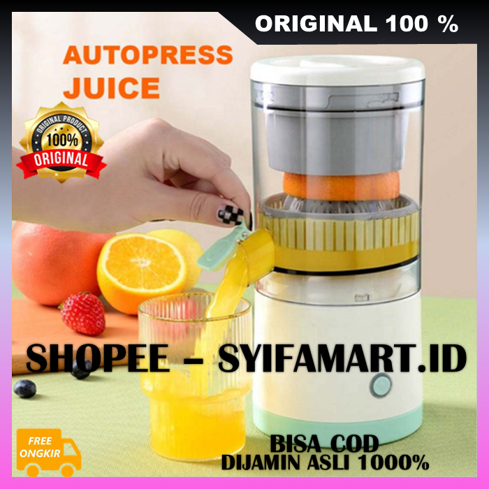Autopress Juice Alat Press Sari Buah Portable Alat Peras Buah Otomatis 100% ORIGINAL
