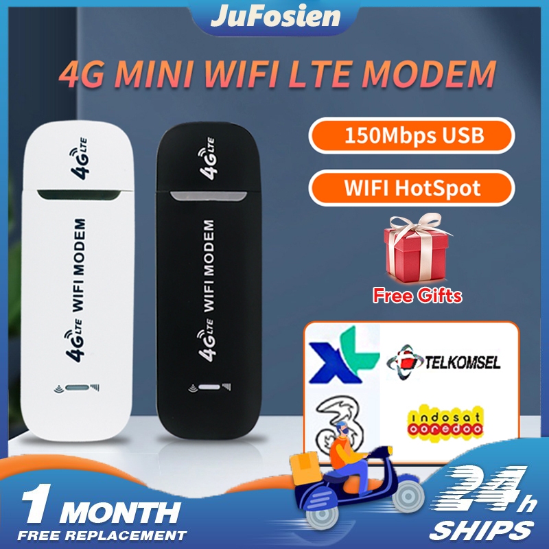 [Ready Stock] Modem WIFI 4g All Operator LTE Speed 150Mbps Travel Use Home Use USB Interface Support 8 Devices