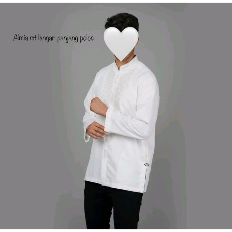 ( cod) Koko almia mt warna - almia lengan panjang jumbo - almia original lengan polos