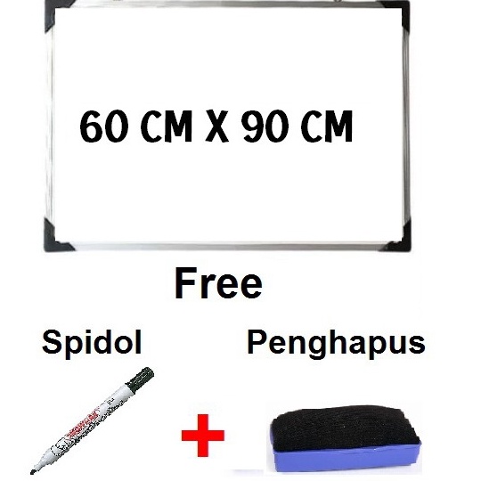 

Harga Termurah New Papan Tulis White Board Gantung Ukuran 60X90 cm Model Terkini